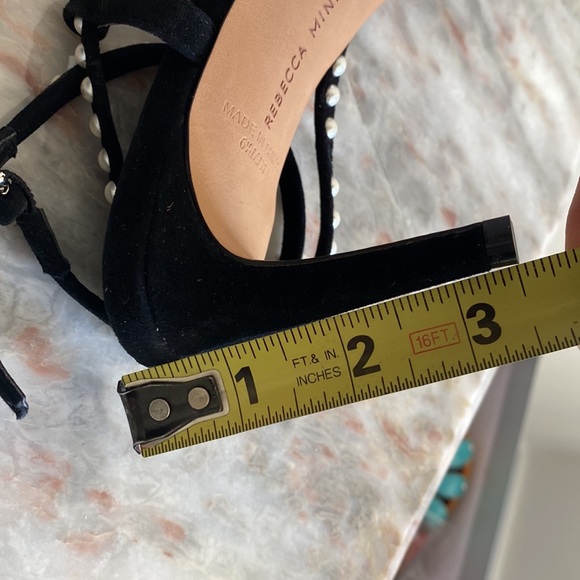 REBECCA MINKOFF Sandals Black leather & pearls - Picture 7 of 7